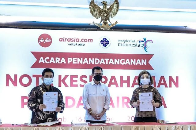 Wishnutama Kusubandio Berharap PHRI-AirAsia Indonesia Dorong Pemulihan Pariwisata Domestik